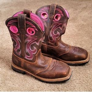 Irish Setter 83209 Marshall Women's 6  Soft Toe Brown Pink